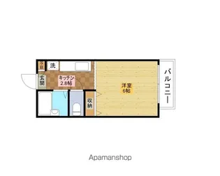 パーシモン弐番館【2階】の間取り