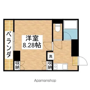 1Kの間取り画像