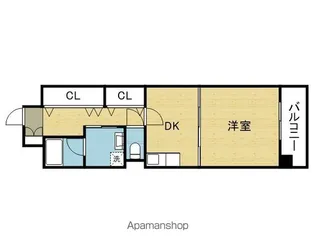 ベルビュー7番館【9階】の間取り