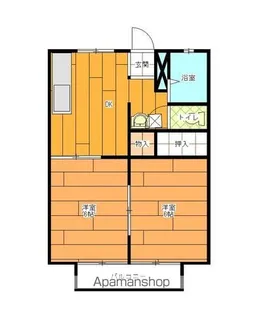 ハイツサントピア【201号室】の間取り