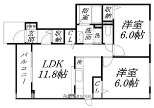 TERRACE HOUSE S【1階】の間取り