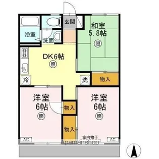 3DKの間取り画像