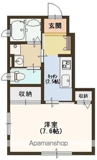 フィカーサ麗風【102号室号室】の間取り