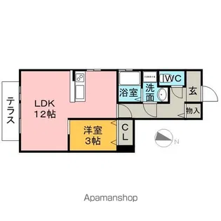 PLUM【1階】の間取り