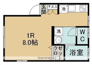 サンフィールドA【105号室】の間取り