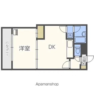 エルシティパーク【202号室】の間取り