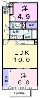 ソレイユ【1階】の間取り