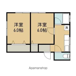 コーポくどう【D号室】の間取り