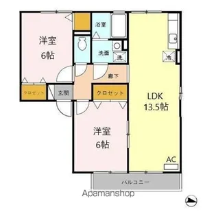セジュールセピアの杜 A棟【1階】の間取り