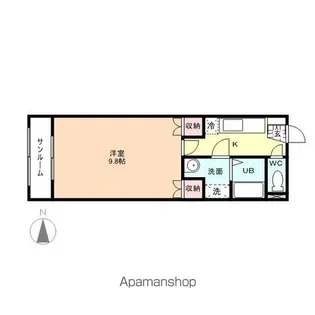 ドリームハウス速星【2階】の間取り