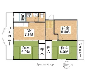 エストゥペンダ【2階】の間取り