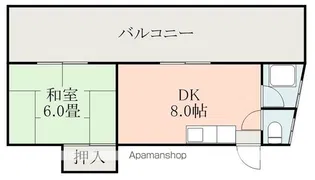 下荒田Nビル【301号室】の間取り