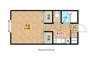 ピュアハウスHIRO【1階】の間取り