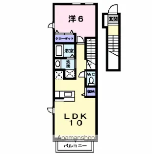 プティ・ボヌール【2階】の間取り