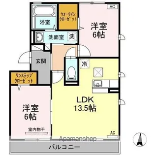 カルチェ ASUKA【1階】の間取り