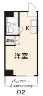 オレンジハウス【8階】の間取り