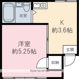 シベール高田II【2階】の間取り