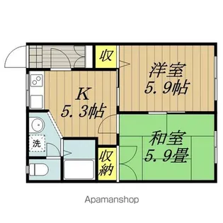 フレグランスライフ【2階】の間取り