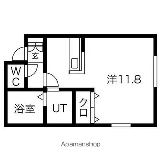 フォレスタ広葉町N【202号室】の間取り