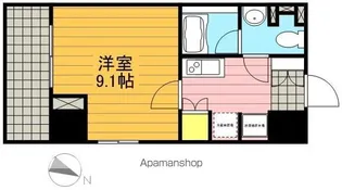 パークアクシス押上【8階】の間取り