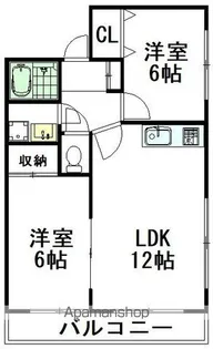 グリーンガーデン武蔵野【101号室】の間取り