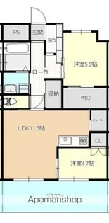 ディアコート新栄【5階】の間取り