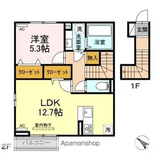 ジェントリー【2階】の間取り