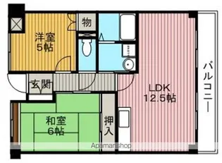 フォーシーズンズ豊中【1階】の間取り