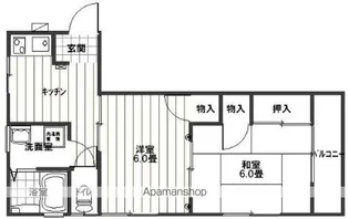 コーポありさ【2階】の間取り
