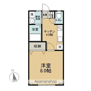 ロンブル館【203号室】の間取り