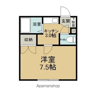 メイユールカトレア【102号室】の間取り