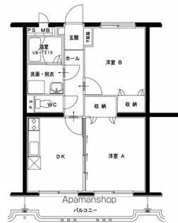 シャルテハイム【3階】の間取り