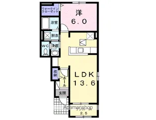 ラ・メゾン・リアンジュ Ⅰ【1階】の間取り