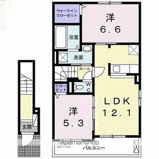 ALMO【2階】の間取り