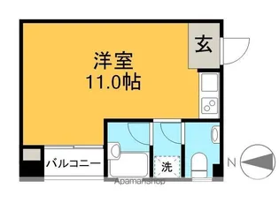 K.BLDG【3階】の間取り