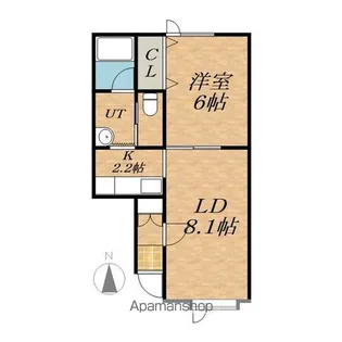 アッシュビラ【2階】の間取り