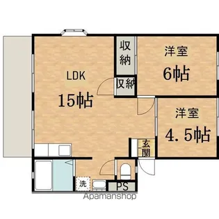 メゾン杉【103号室】の間取り