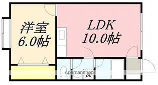 ラ・メゾンフローラルⅠ【105号室】の間取り