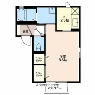 アルセL【1階】の間取り