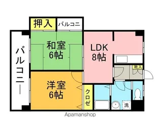 ベイサイド小戸【1階】の間取り
