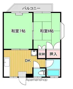 翼【105号室】の間取り