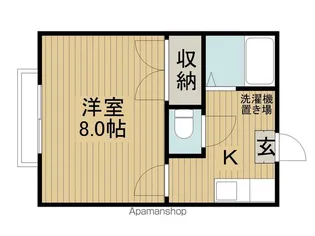 ディアスりんごの樹C棟【201号室】の間取り