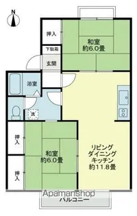 フォブールアベリアB【2階】の間取り