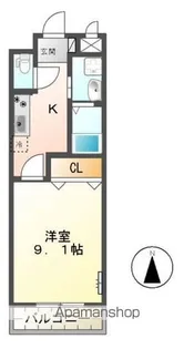 ソレイユCOCO【3階】の間取り