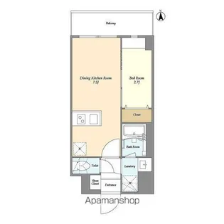 グランカーサ尾久【4階】の間取り