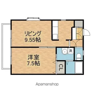 ザ・サンセットテラス【2階】の間取り