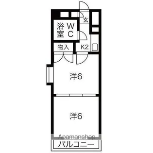 プリンセス大曽根【5階】の間取り