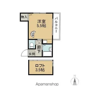 ALVEARE【2階】の間取り