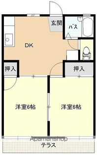 グリーンヒル【101号室】の間取り