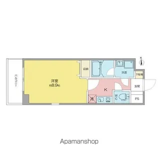 カーサ千種A【8階】の間取り